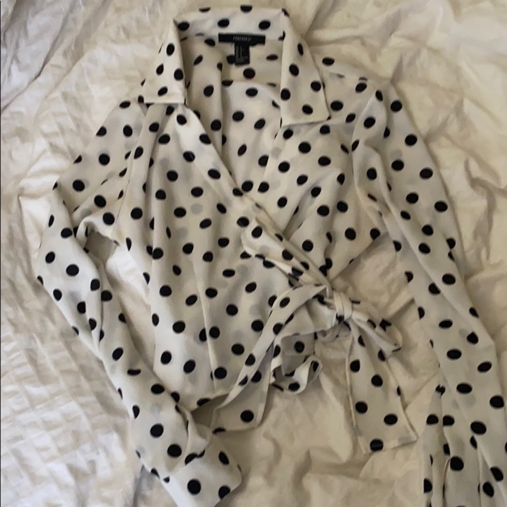 Wrap Collared Shirt